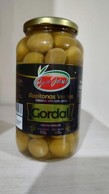 AZEITONA VERDE GORDAL VIDRO BOM JESUS 12x500g