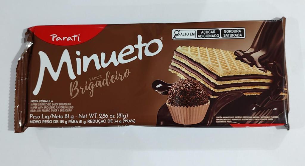 WAFER DE BRIGADEIRO 36x81g Minueto