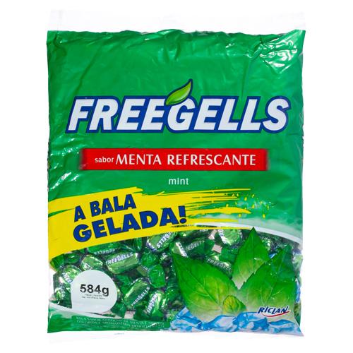 BALA MENTA REFRESCANTE FREEGELLS 475g