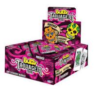 CHICLE BUZZY TATOO TRIBAL MOR 360g