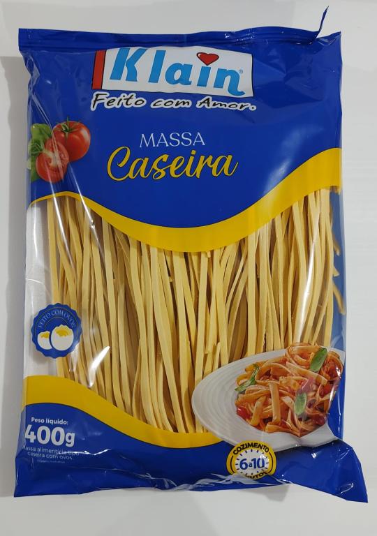 MASSA TIPO CASEIRA N2 BANDEJA 400g KLAIN - CX 20 UND