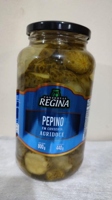 PEPINO AGRIDOCE 440 grs  REGINA CX 12 UNID