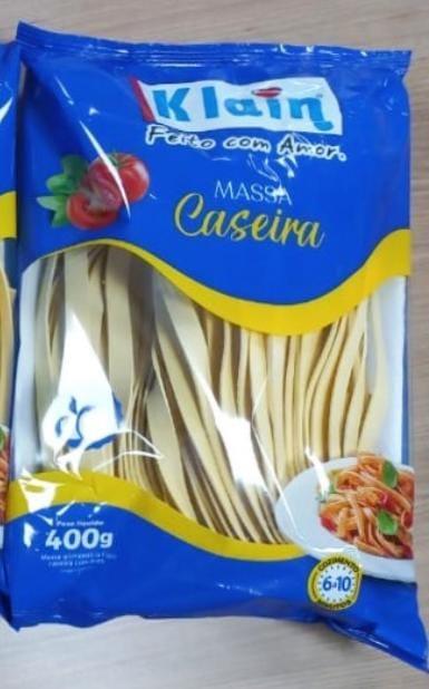MASSA TIPO CASEIRA N4 BANDEIJA 400g Klain - CX 20 UND