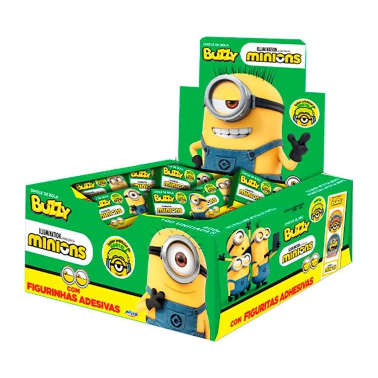 CHICLE BUZZY MINIONS HORTELA 360g