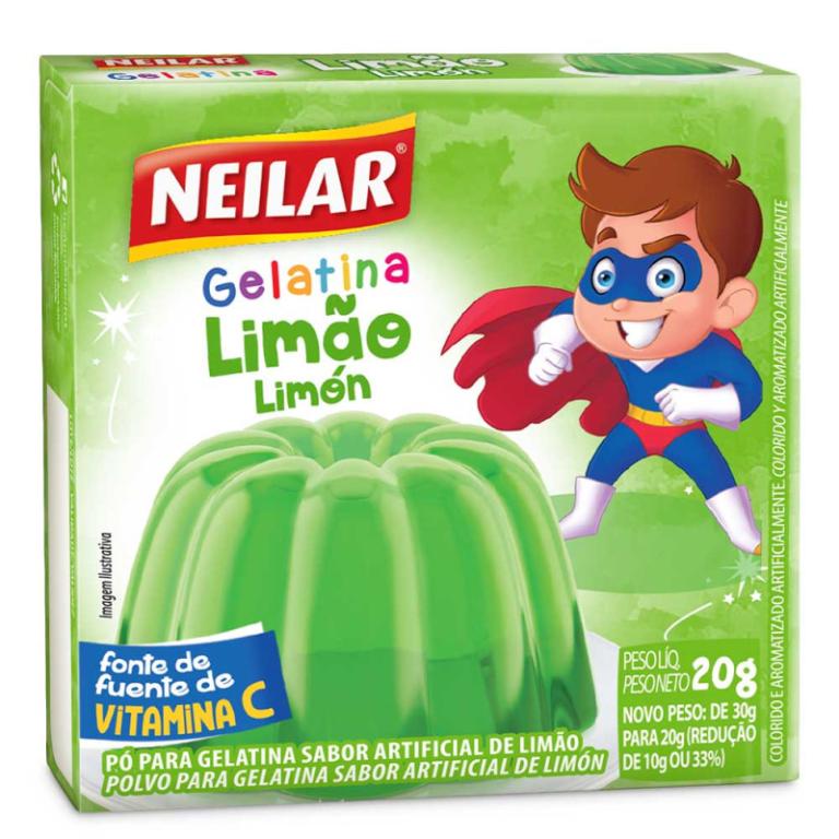 GELATINA 48 X 20 GR LIMAO NEILAR