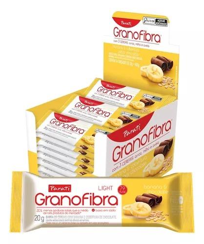 BARRA CER.GRANOFIBRA LIGHT BANANA/CHOC 20g