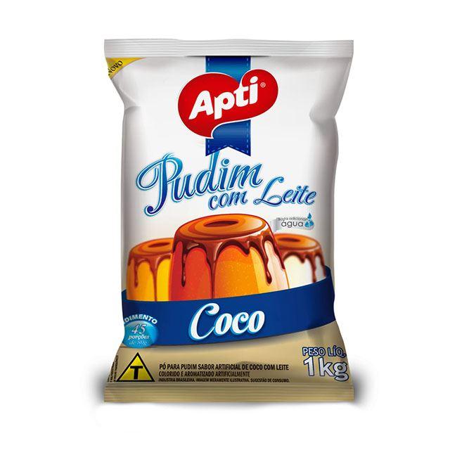 PUDIM COM LEITE COCO APTI 6 X 1KG PACOTE