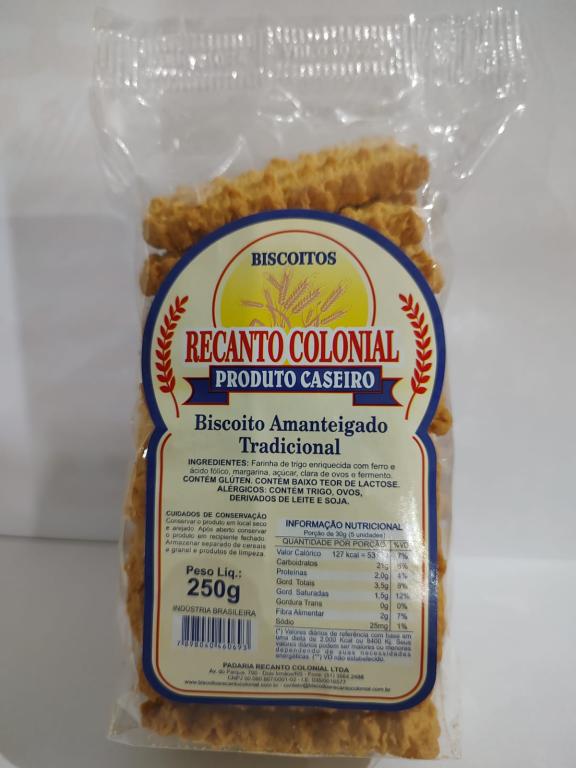 BISC. AMANT. TRADICIONAL 250G COLONIAL C/40
