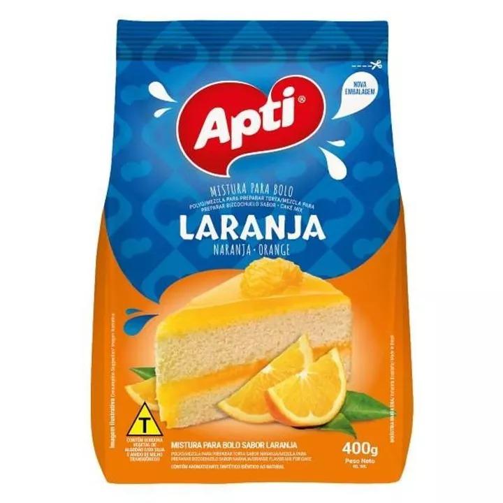 BOLO LARANJA APTI 12 X 400G PACOTE 4S