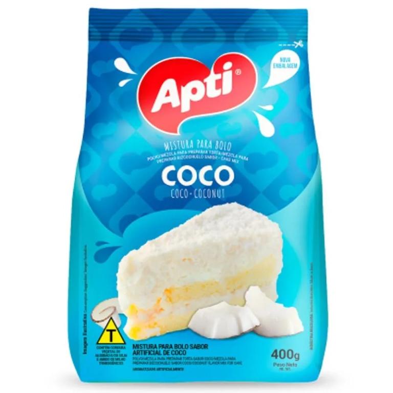 BOLO COCO APTI 12 X 400G PACOTE 4S