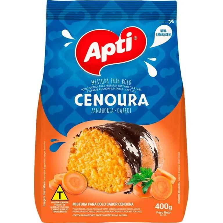 BOLO CENOURA APTI 12 X 400G PACOTE 4S