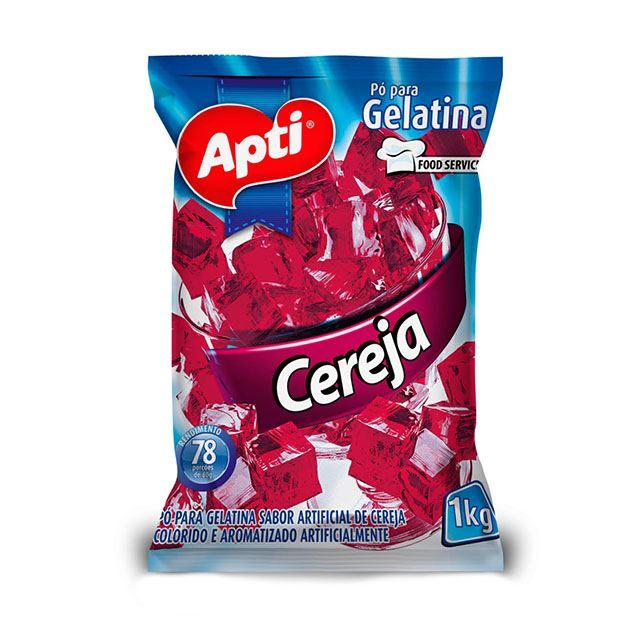 GELATINA CEREJA APTI 12 X 1KG PACOTE