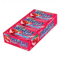CHICLE FREEGELLS GUM ORIGINAL CHERRY 12X15UN