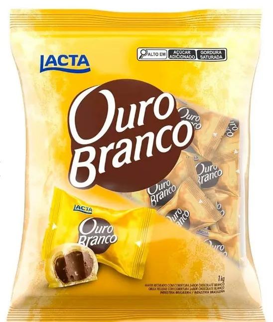 BOMBOM LACTA OURO BRANCO 1kg