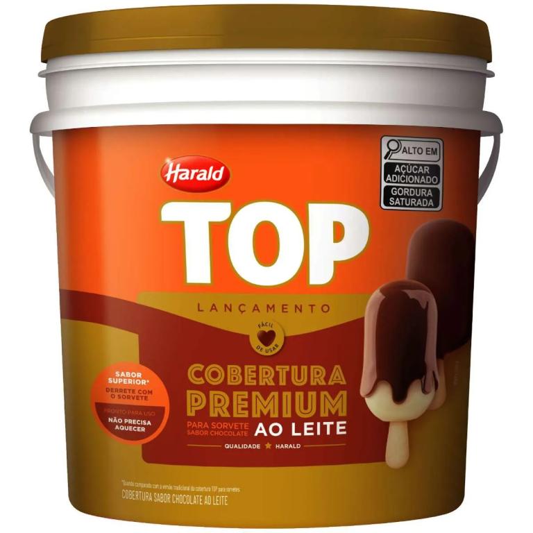 COB. P/ SORVETE TOP CHOC AO LEITE 4KG HARALD