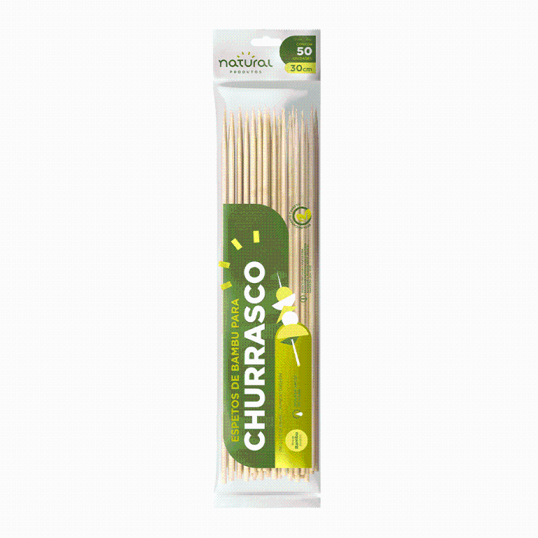 ESPETO DE BAMBU 30CM 25X50 NATURAL