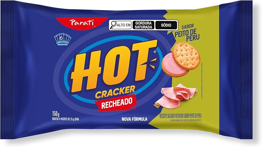 BISC RECH. HOT CRACKER P. PERU 100G CX C/18