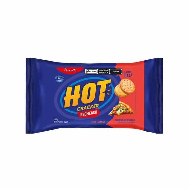 BISC RECH. HOT CRACKER PIZZA 100G CX C/18