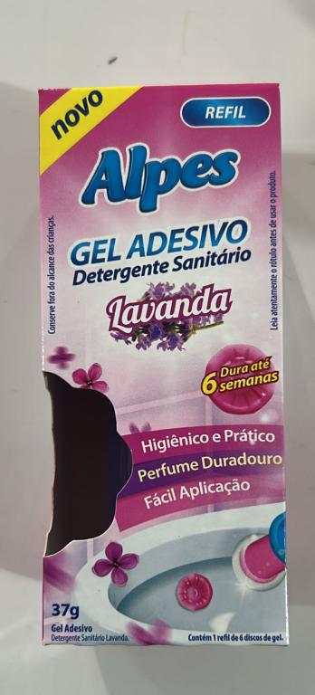 GEL ADESIVO ALPES LAVANDA REFIL 24X37G