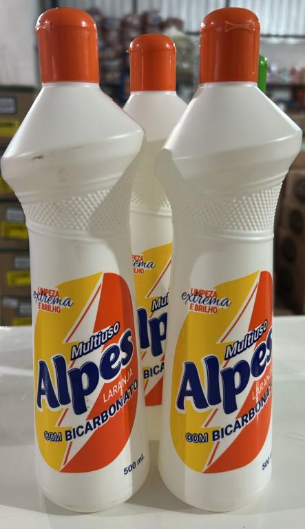 MULTIUSO ALPES COM BICARBONATO LARANJA 12X500ML