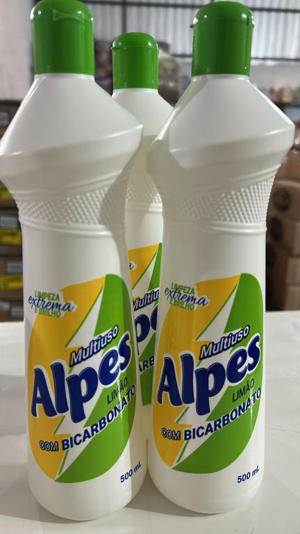 MULTIUSO ALPES COM BICARBONATO LIMAO 12X500ML