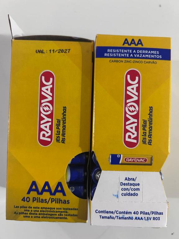 PILHA RAYOVAC AMAR.PALITO AAA TUBO