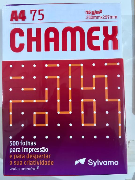PAPEL SULFITE 75G A4 CHAMEX