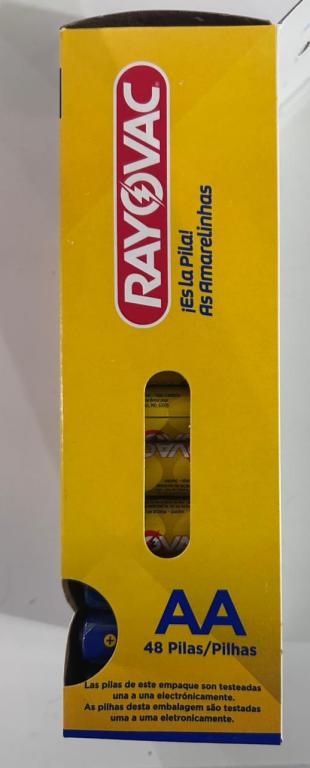 PILHA RAYOVAC AMAR.PEQUENA AA TUBO
