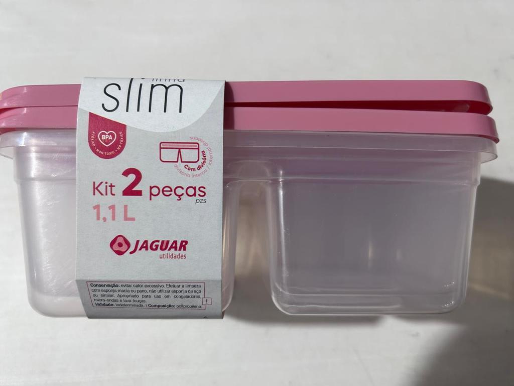 KIT ORG SLIM RET. 2X 1,1L C/ DIVISORIA