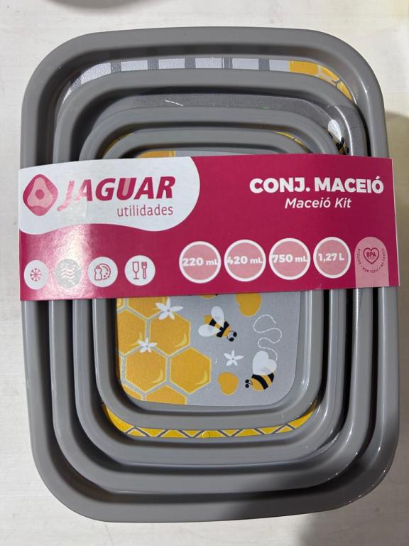 CONJ. ORG. RET. 04 PCS 220/420/750/1270ML JAGUAR