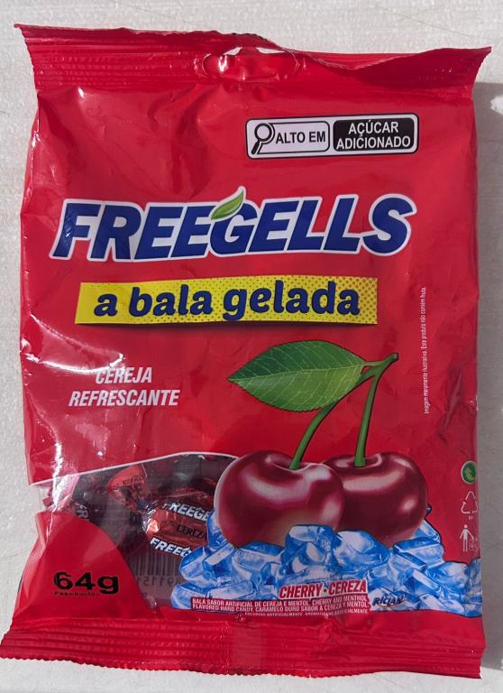 BALA FREEGELLS CEREJA 40X64G