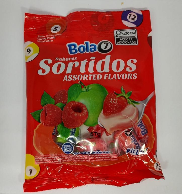 BALA MASTIGAVEL BOLA7 SORTIDA 40X57G