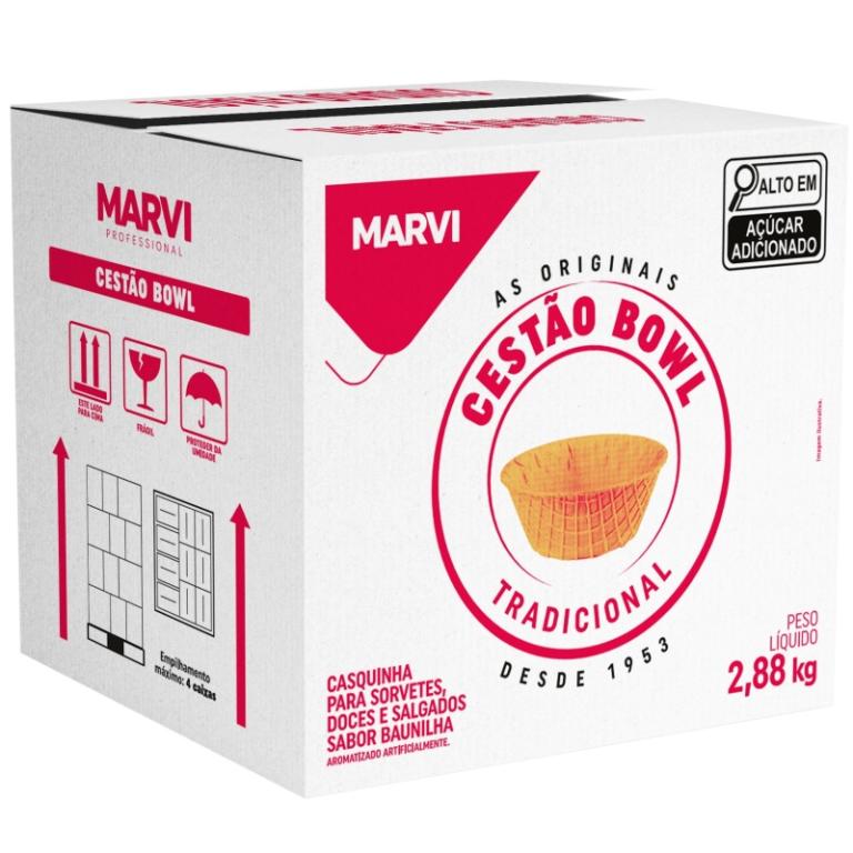 CESTAO BOWL BAUNILHA 300 ML 2,88KG MARVI