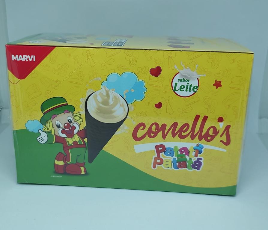 CONELLOS SABOR LEITE PATATI PATATA CX C/8 UNID MARVI