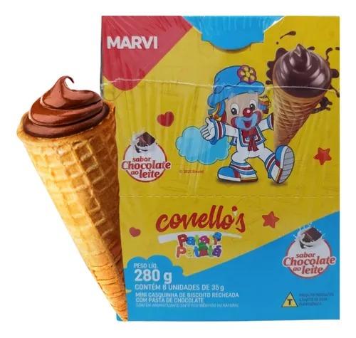 CONELLOS SABOR CHOCOLATE PATATI PATATA CX C 8 UNID MARVI