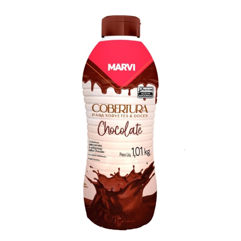 COBERTURA SORV CHOCOLATE - 1,01 KG MARVI