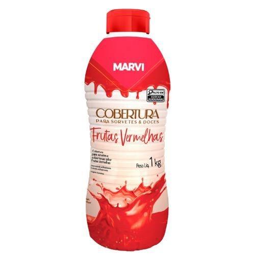 COBERTURA SORV FRUTAS VERMELHAS 1,0 KG MARVI
