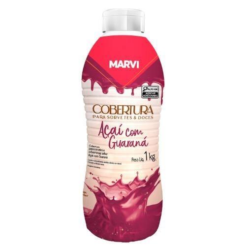 COBERTURA SORV ACAI COM GUARANA 1,0 KG MARVI