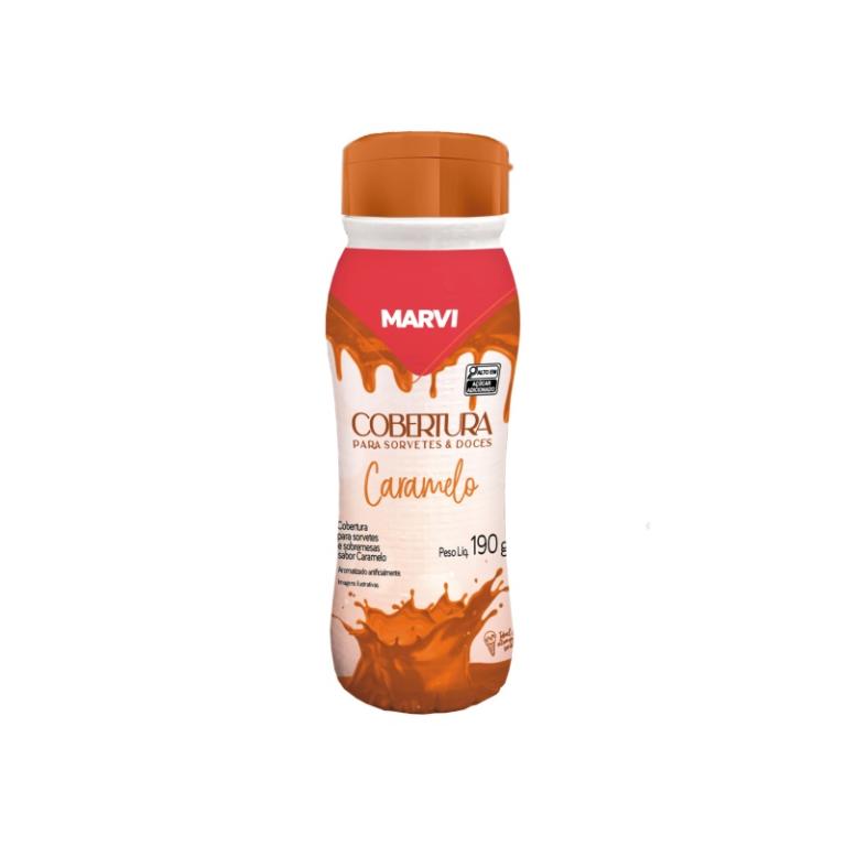 COBERTURA SORV CARAMELO - 190 G MARVI