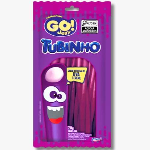 BALA TUBINHO GO JELLY UVA 12X70G