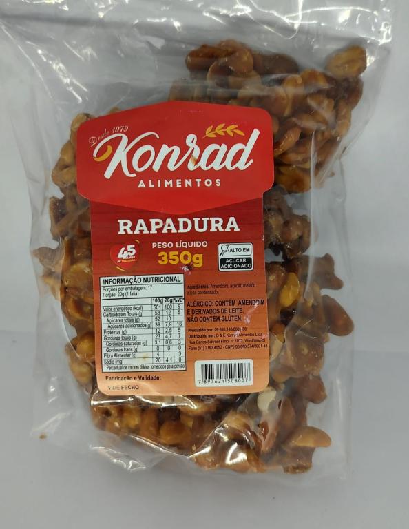 RAPADURA KONRAD 350 GR C/ 35 UNID