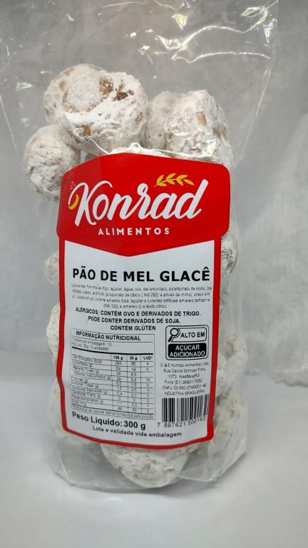 BISC KONRAD PAO DE MEL GLACE 300 GR