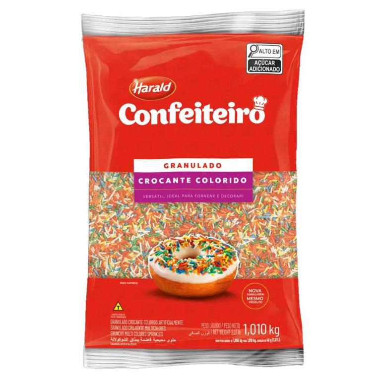 CHOC GRANULADO HARALD CONF. COLORIDO KG