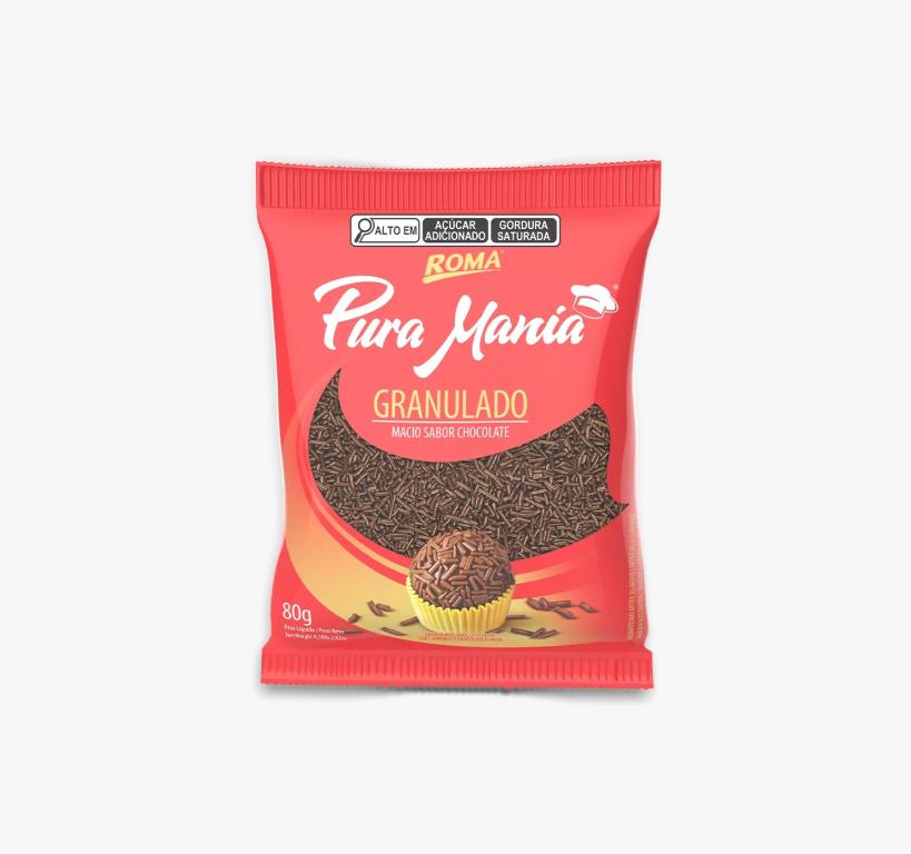GRANULADO AO LEITE ROMA BLISTER-48x80gr