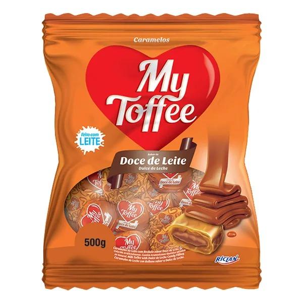 BALA MY TOFFEE DOCE DE LEITE 14X500G