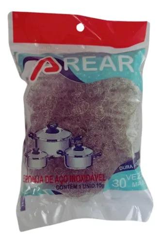 ESPONJA AÇO INOX C/ 50 UN 10g Arear