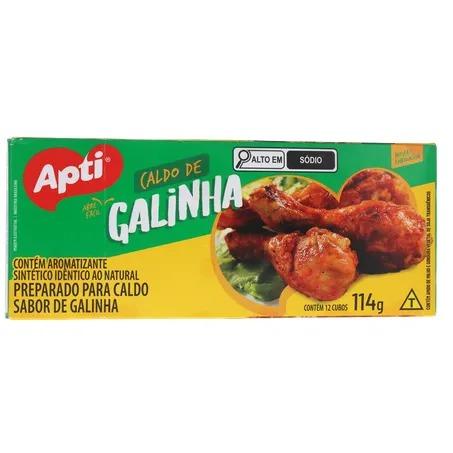 CALDO DE GALINHA APTI 30 X 114G CAIXA
