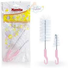 CONJUNTO ESCOVA MAMADEIRA C/2 MAMITA
