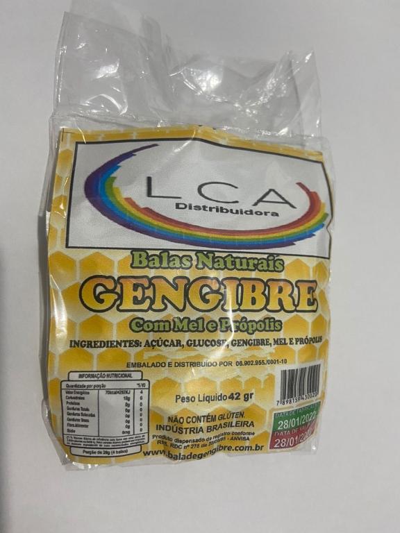 BALA DE GENGIBRE