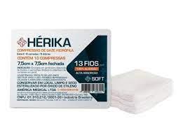 COMPRESSA ESTERIL HERIKA 13 FIOS